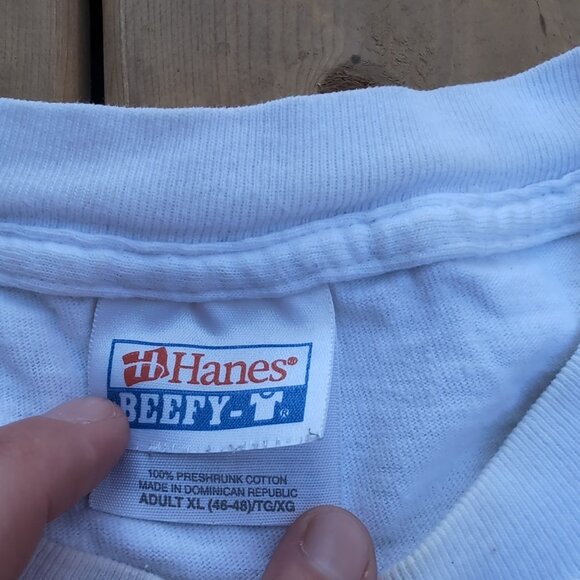 Hanes Beefy-T 2004 Western Conference Calgary Flames Graphic Tee – Men’s XL - Picture 7 of 9